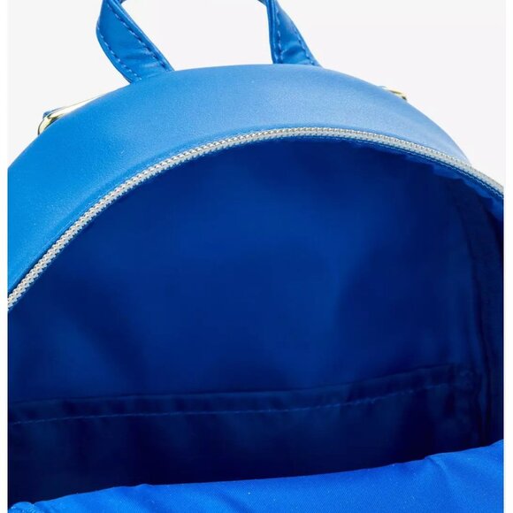 Loungefly Disney Pixar Up Mini Backpack Stained Glass Characters Balloons Bag - Picture 4 of 4